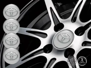 Toyota Wheel Emblems Style High-Quality Dome Labels